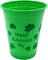 4E’s Novelty 50 Pcs St Patricks Day Party Cups Disposable Plastic 16 Oz Bulk Party Supplies for Kids Adults